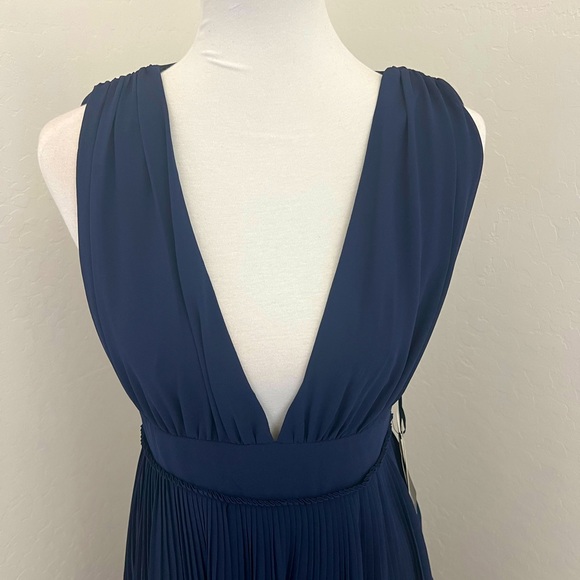 NWT | Lulu Elegant Navy Tiered Maxi Dress - Picture 4 of 7